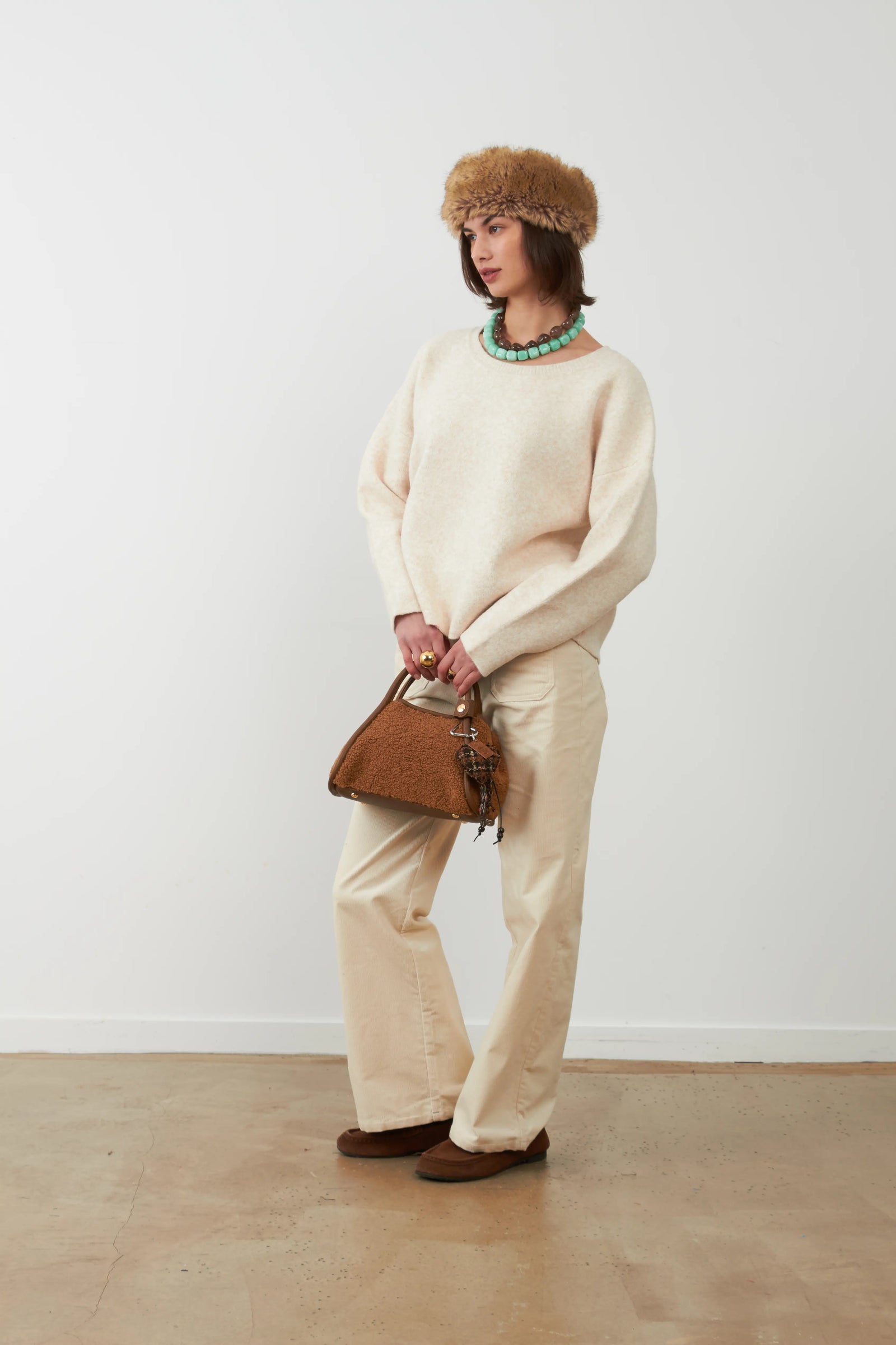 Sweater Tam Ecru