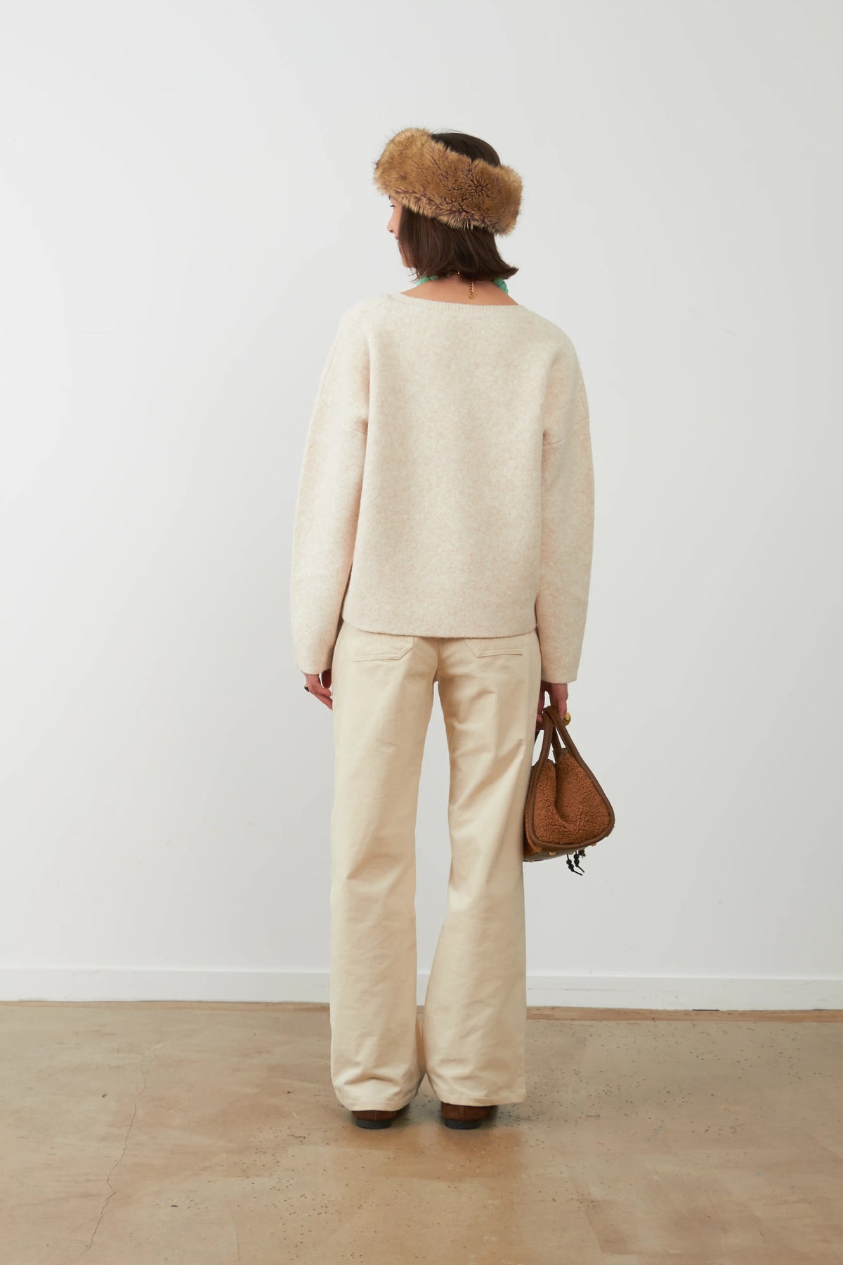 Sweater Tam Ecru