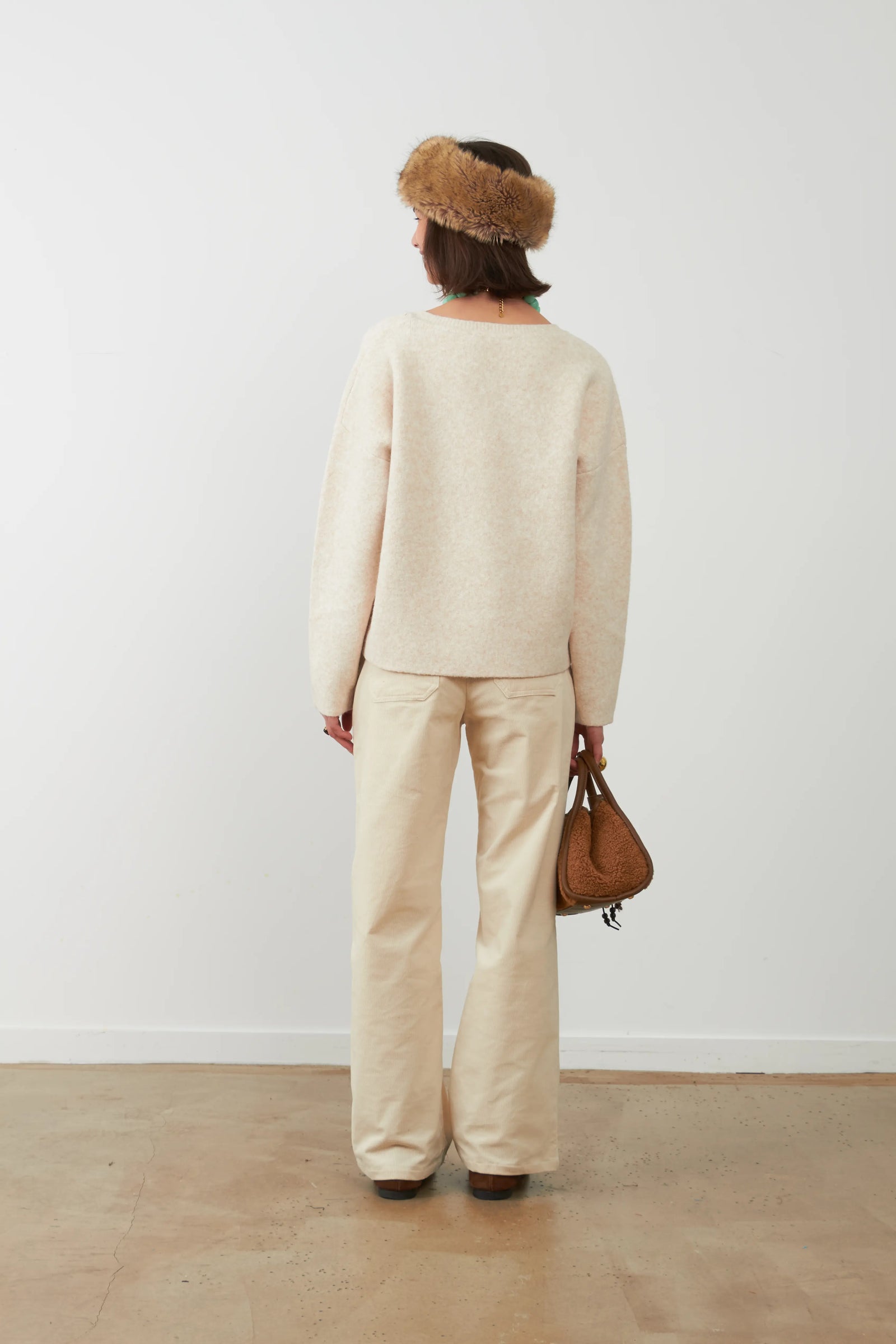 Sweater Tam Ecru