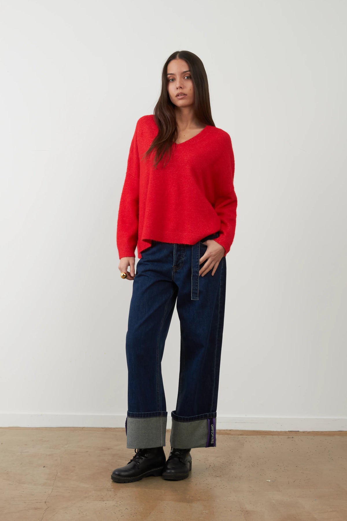 Sweater Lam Rojo