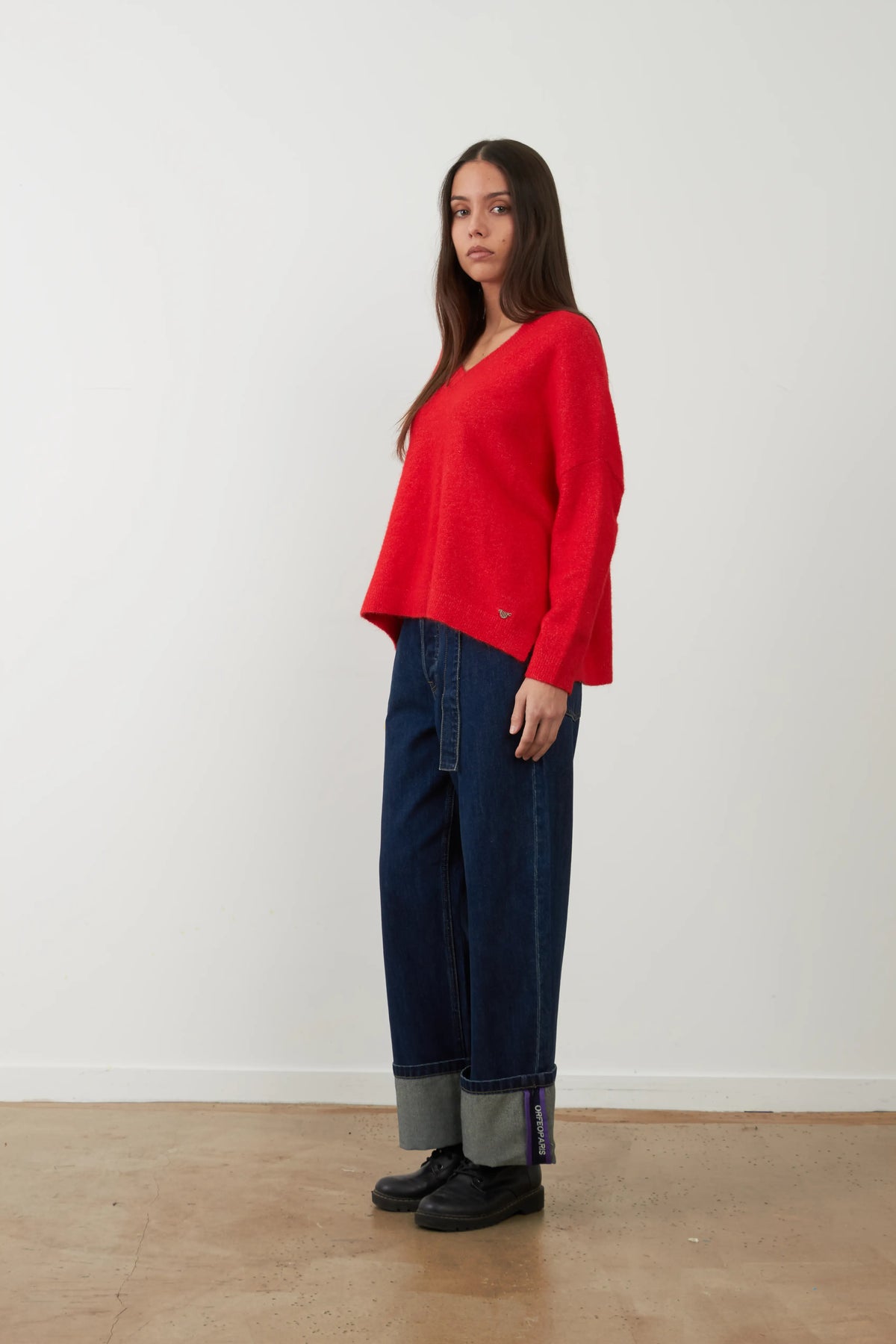 Sweater Lam Rojo