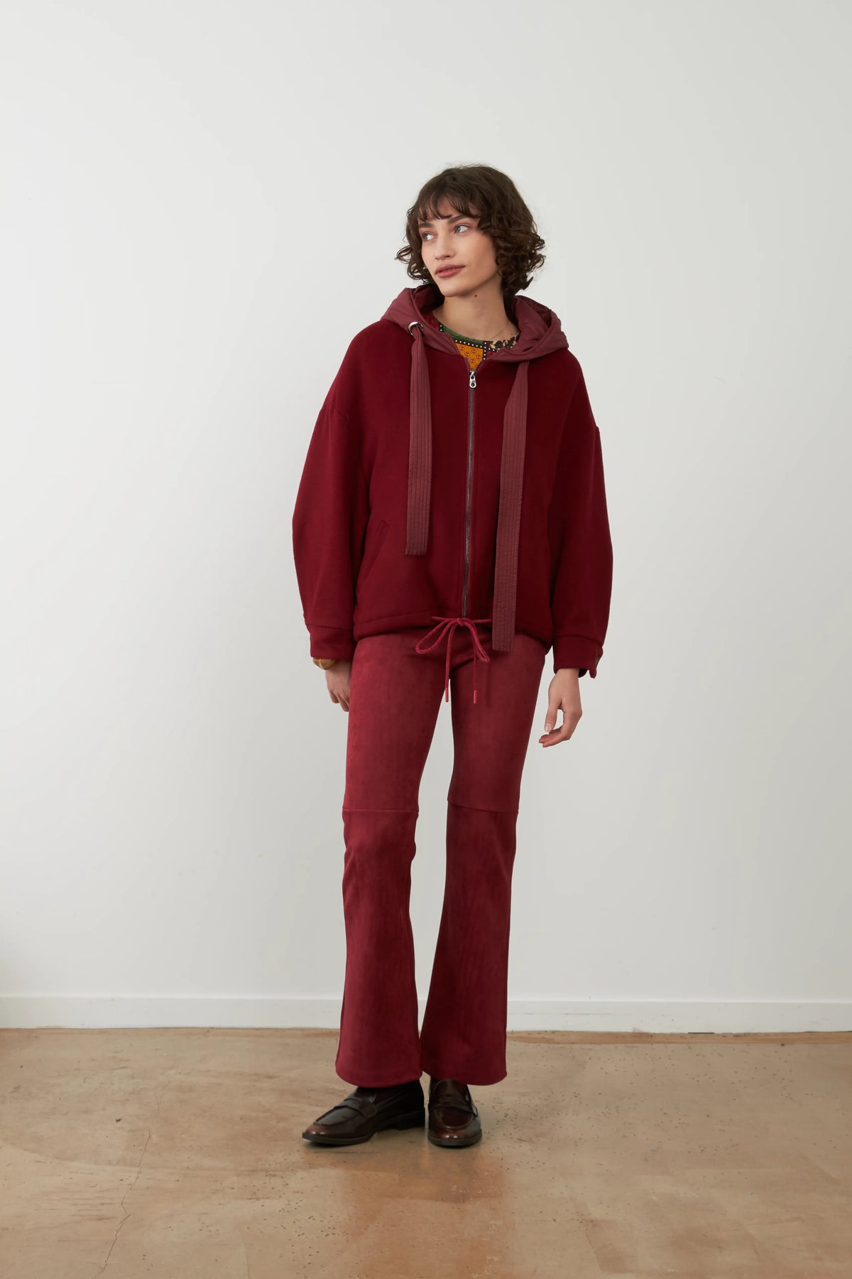 Chaqueta Lester Burgundy