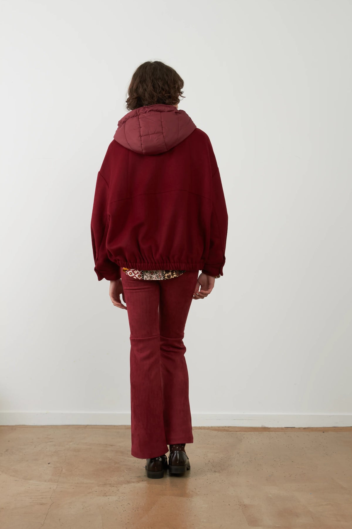 Chaqueta Lester Burgundy