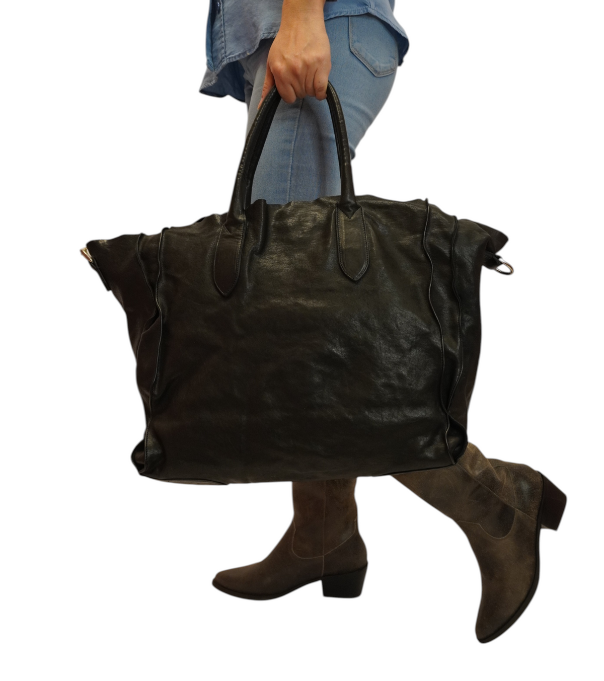 Cartera Oxford Negro