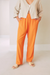 Pantalon Pique  Naranja