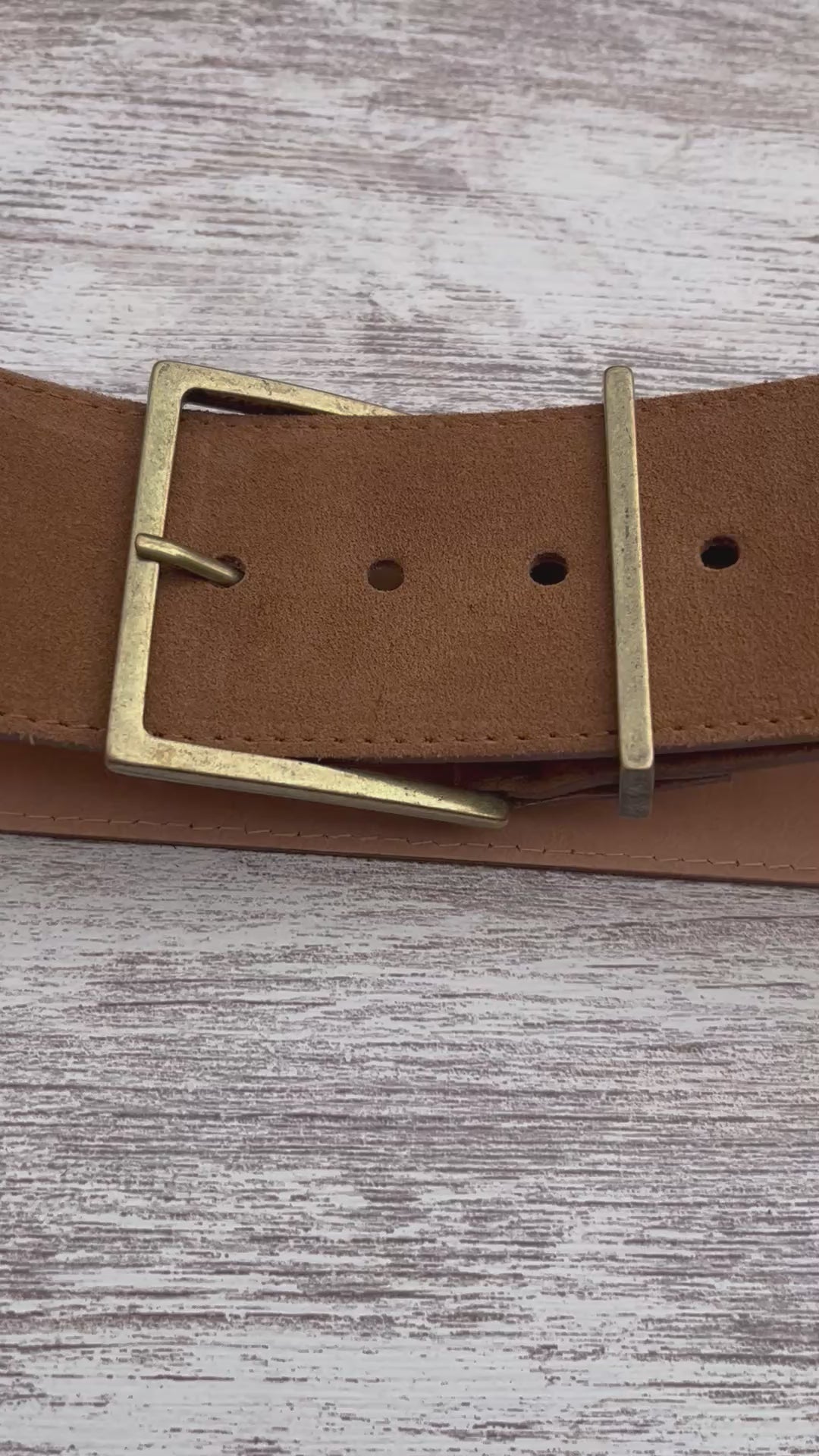 Faja Unax Gamuza Camel