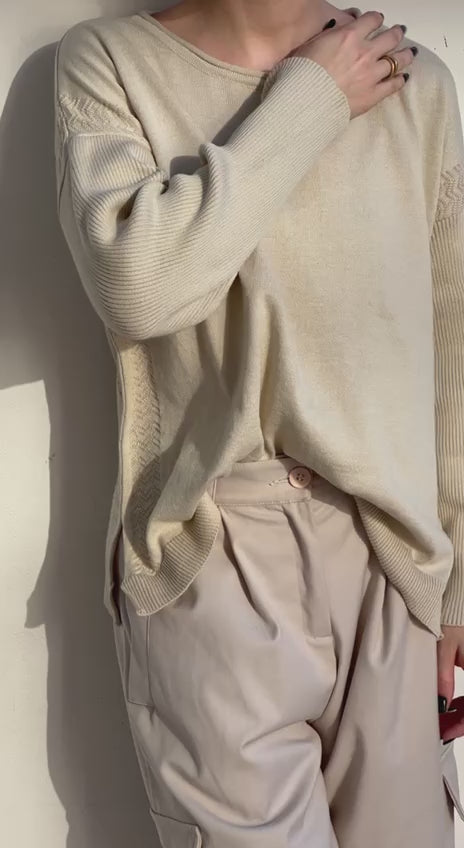 SWEATER LUKI BEIGE