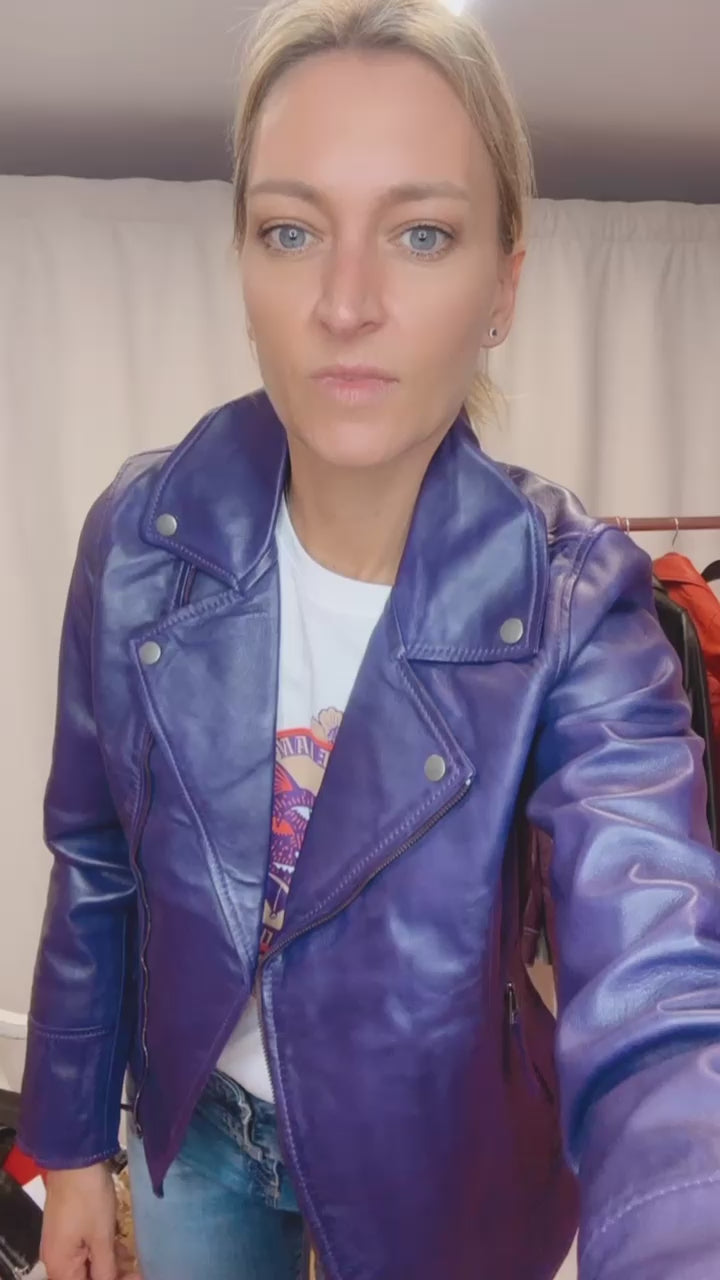 Chaqueta Aura Morado