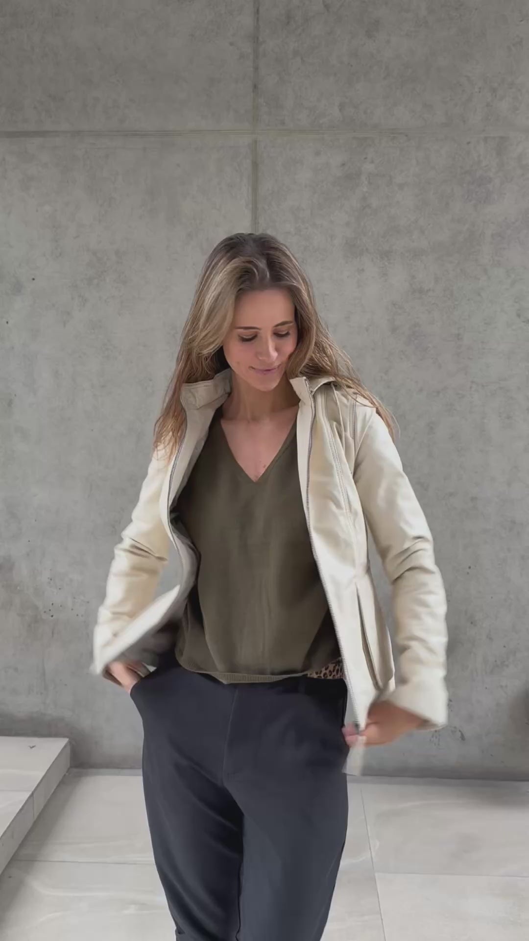 Chaqueta Gilly Crema
