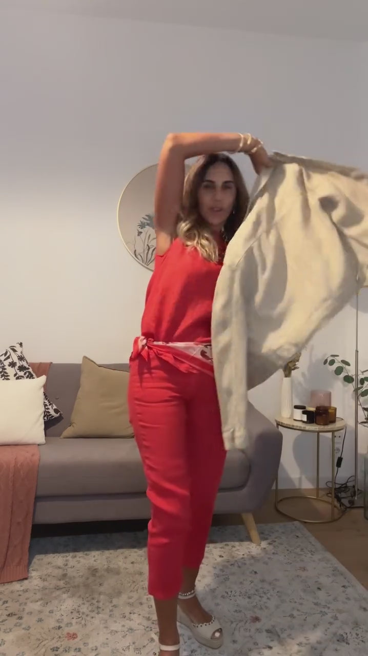 Chaqueta Creta Beige Beach Sand