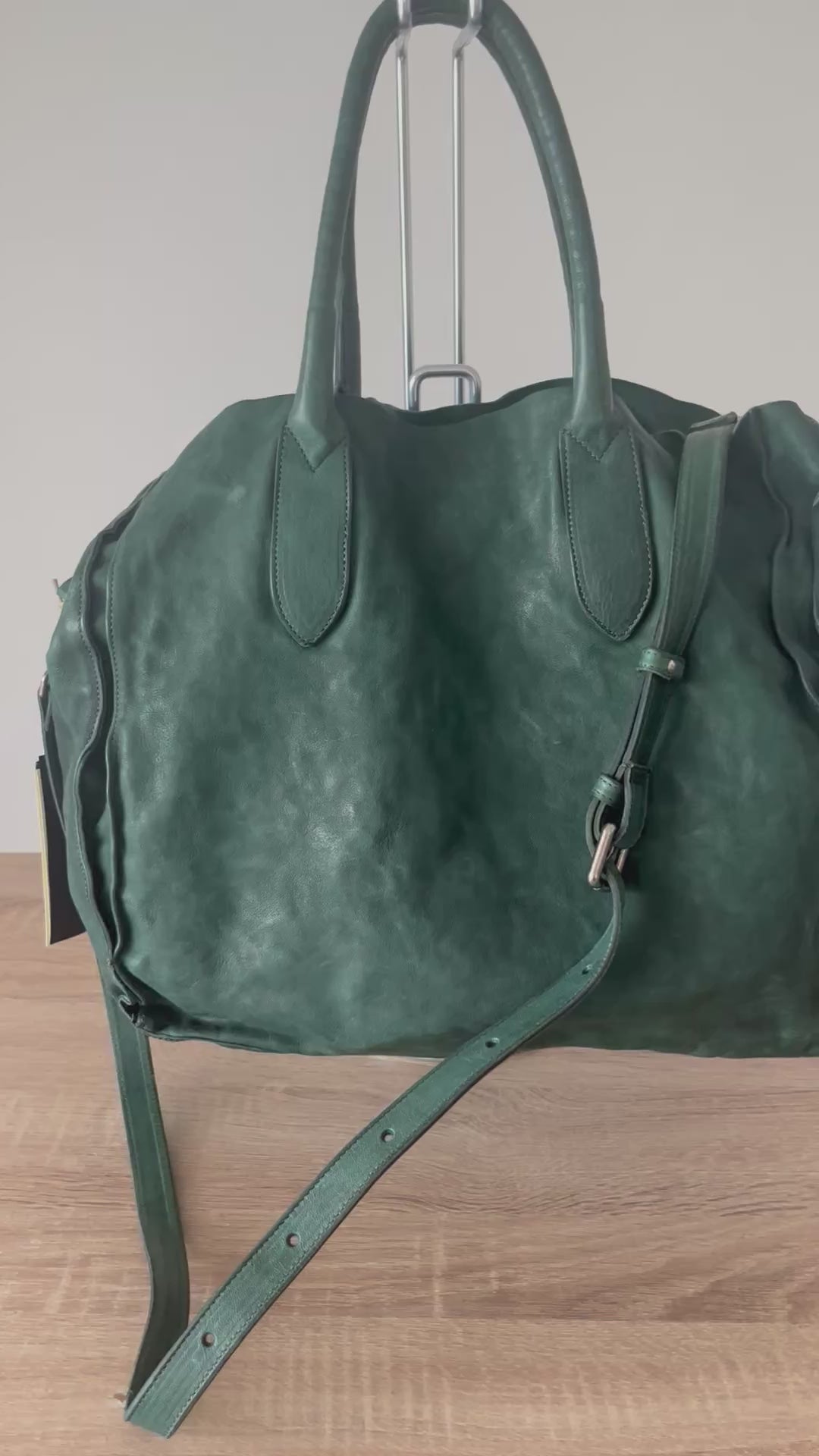 Cartera Oxford Verde Ingles