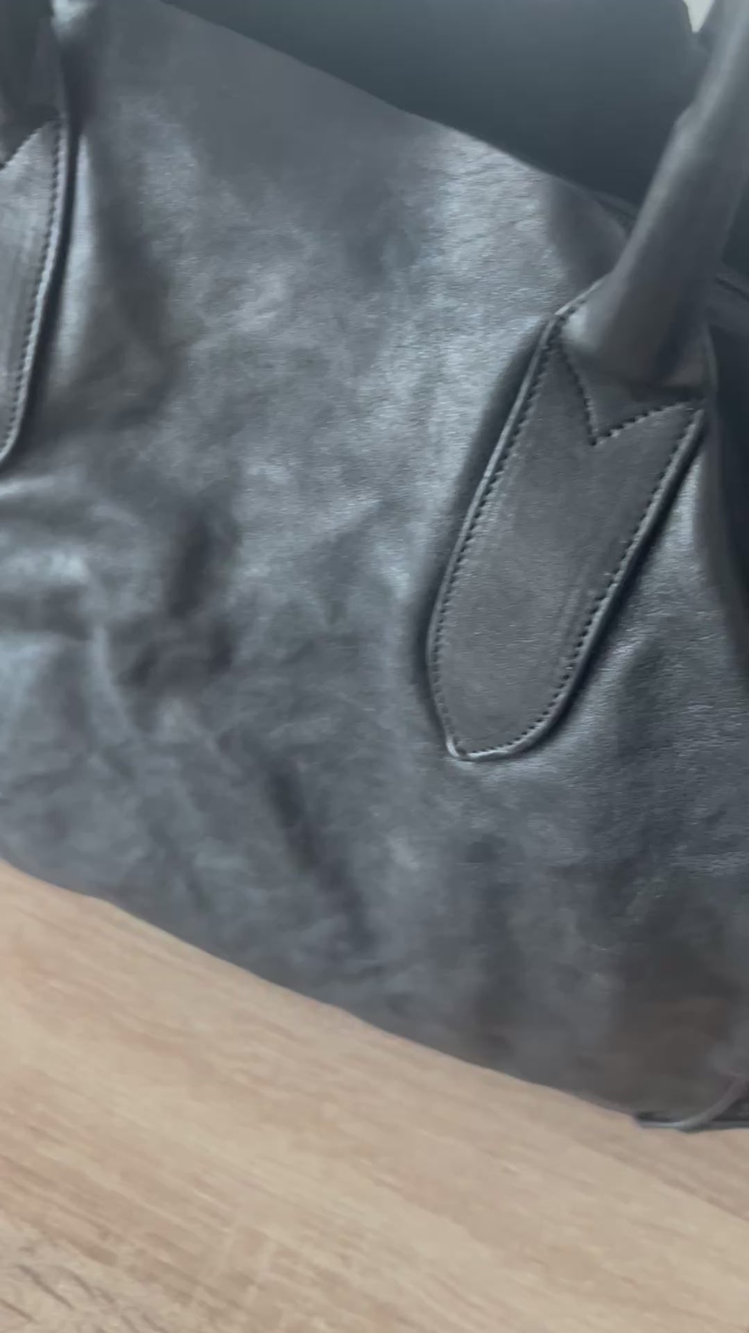 Cartera Oxford Negro