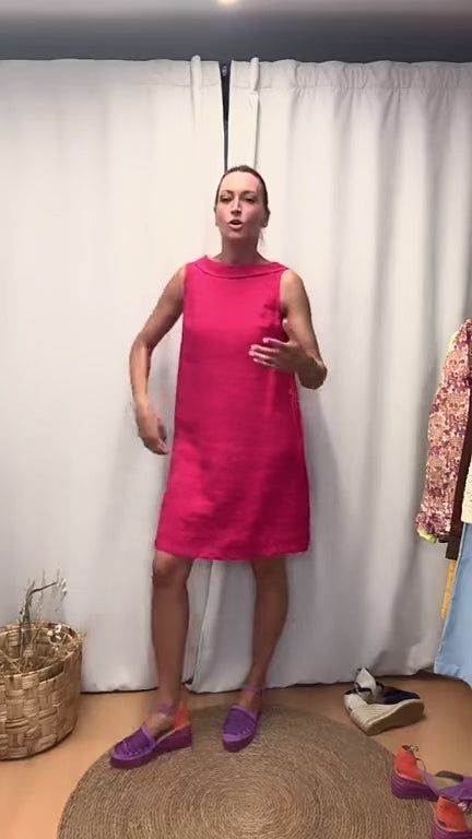 Vestido Corfu Fucsia