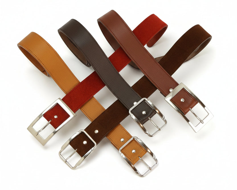 Cinturon Mary Gamuza Chocolate