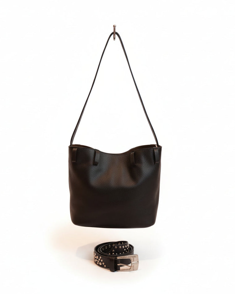 Cartera Round Negro