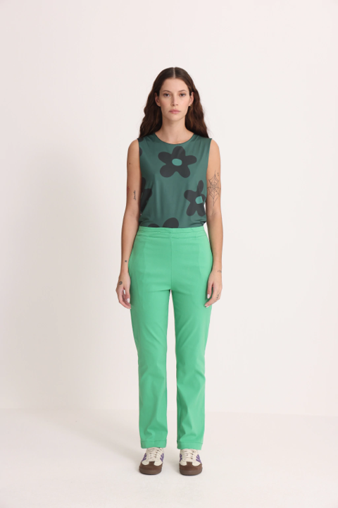 Pantalon Recto Verde