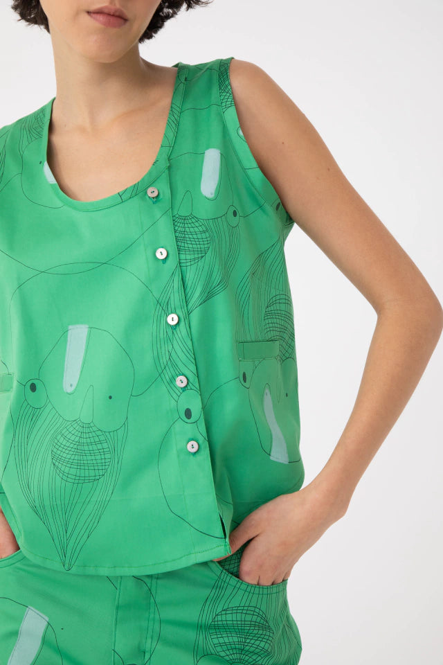 Chaleco intuicion  Verde