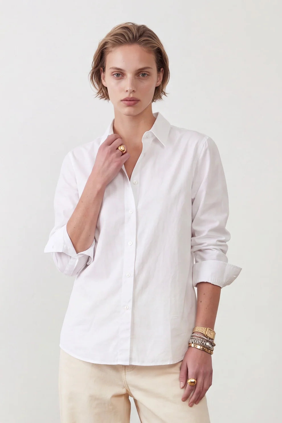 Camisa Shana Blanco Algodón