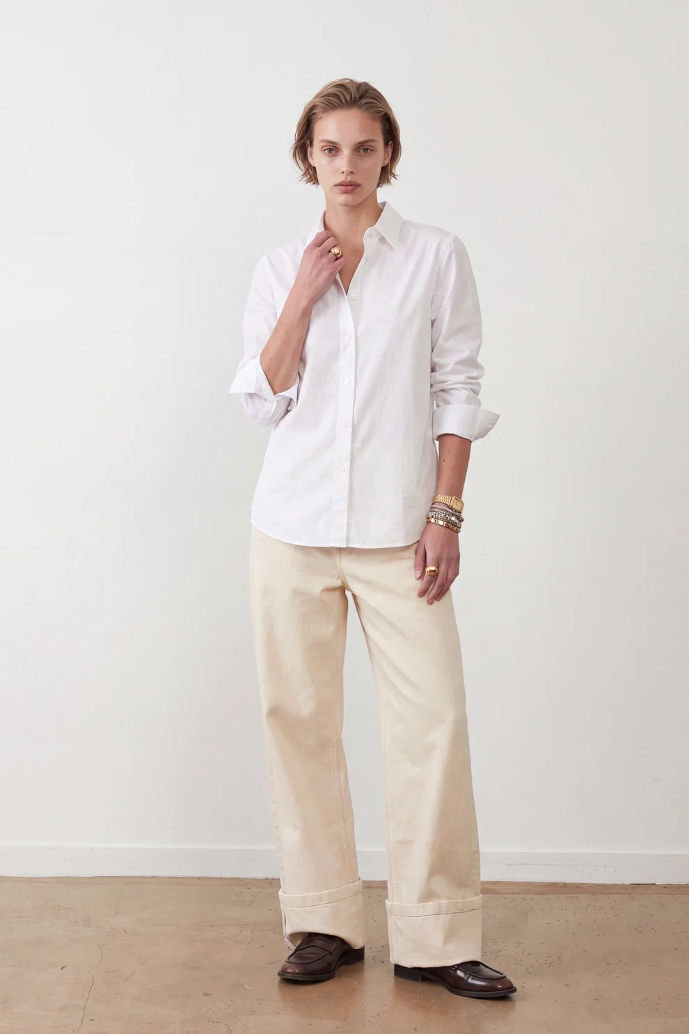 Camisa Shana Blanco Algodón