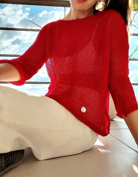 Sweater Julieta Rojo