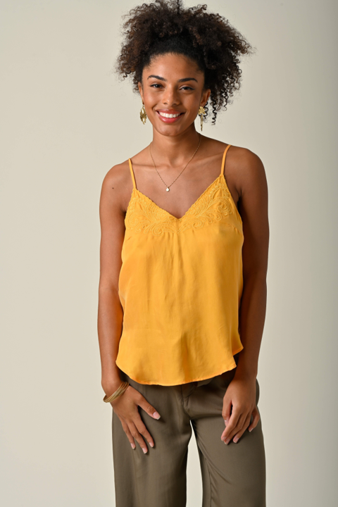 Top Nicoletta Naranja