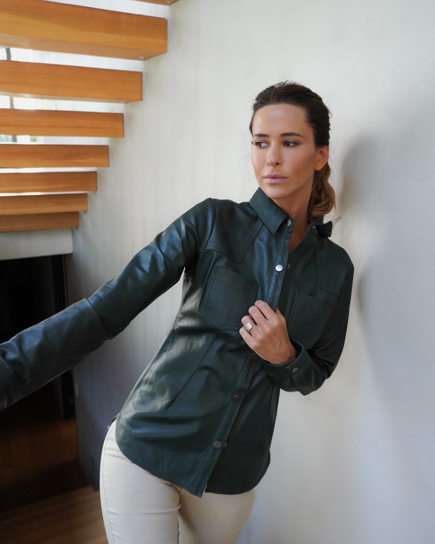 Camisa Pampa Verde Ingles