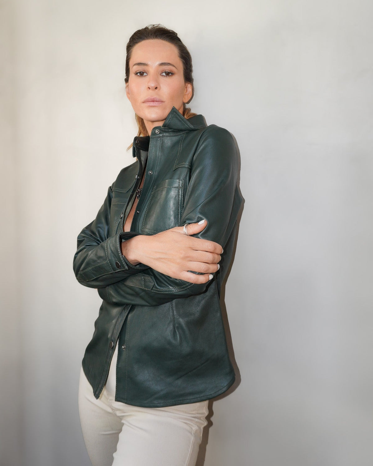 Camisa Pampa Verde Ingles