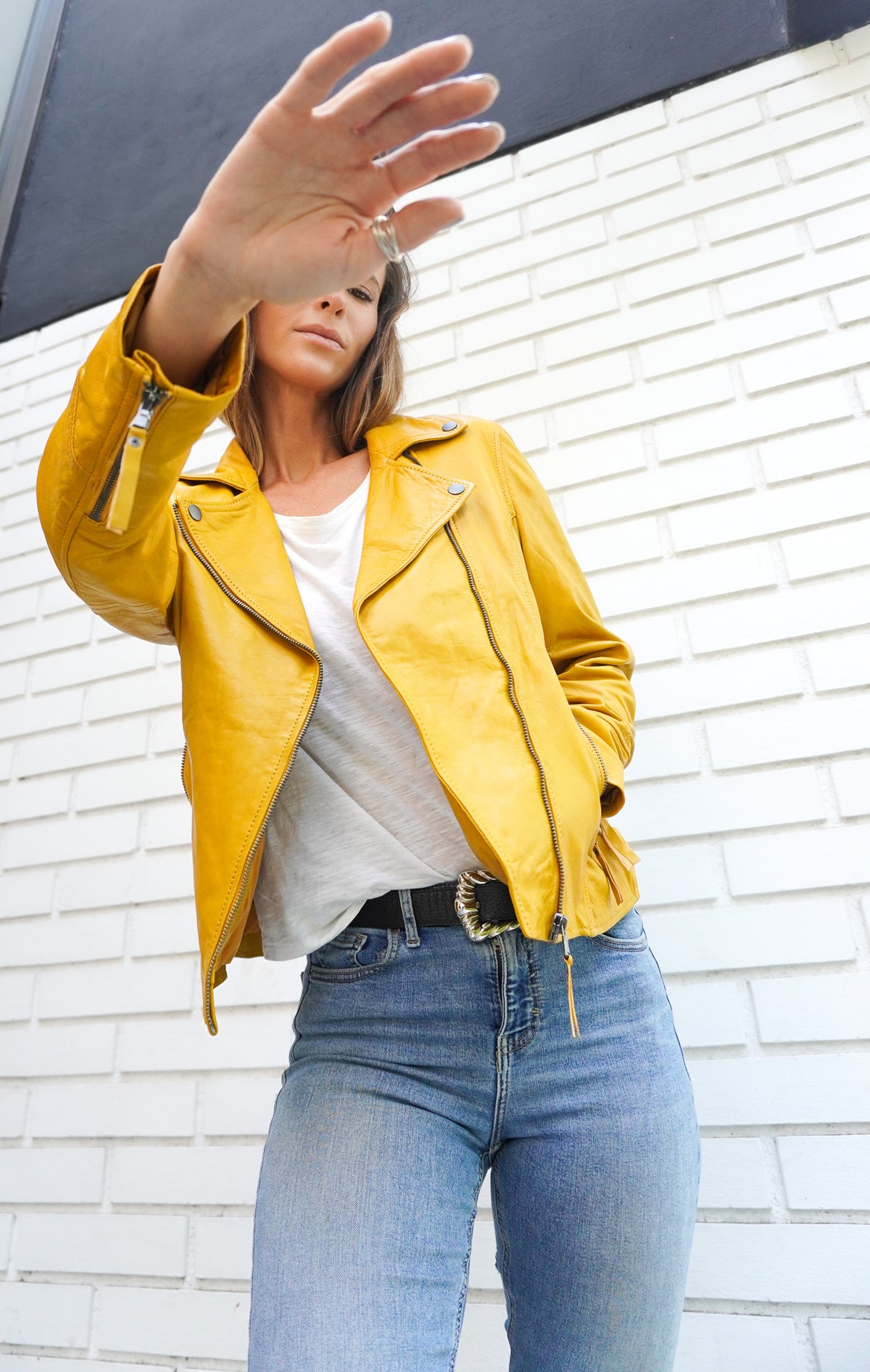 Chaqueta Aura Amarillo