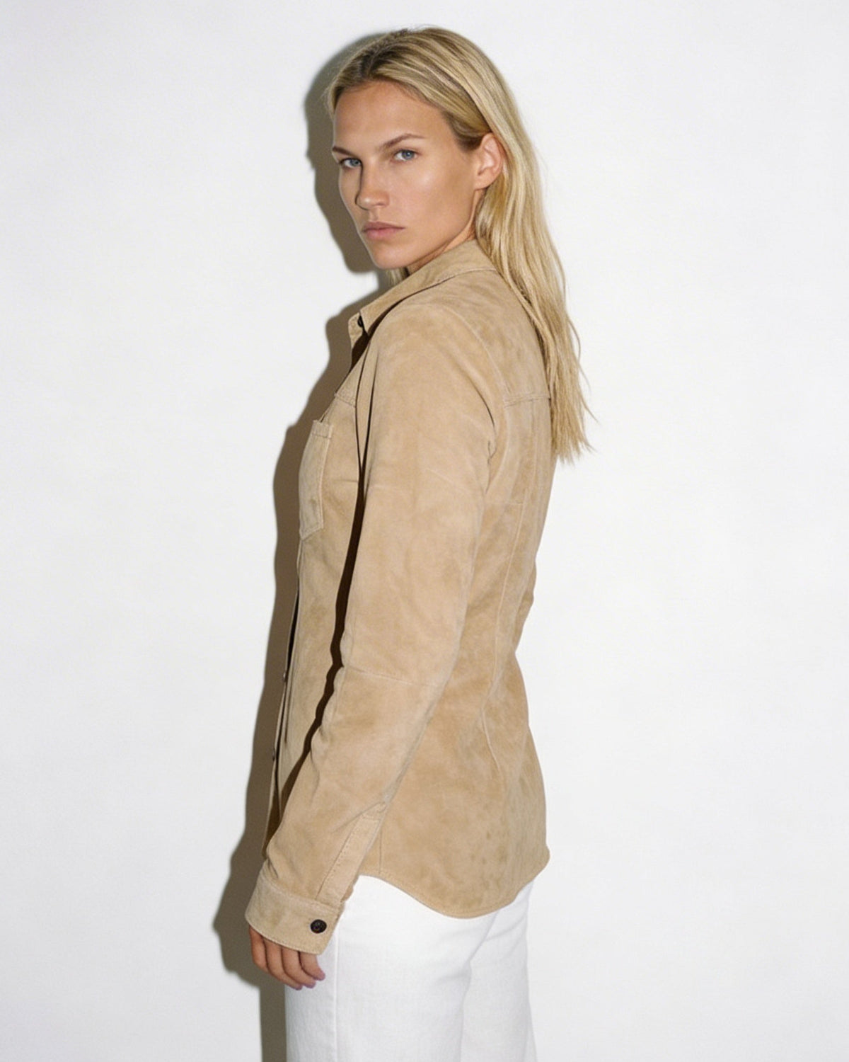 Camisa Pampa Gamuza Beige