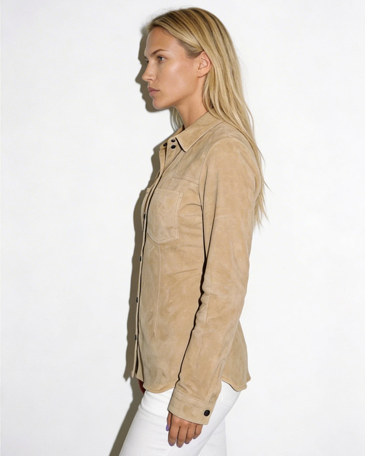 Camisa Pampa Gamuza Beige