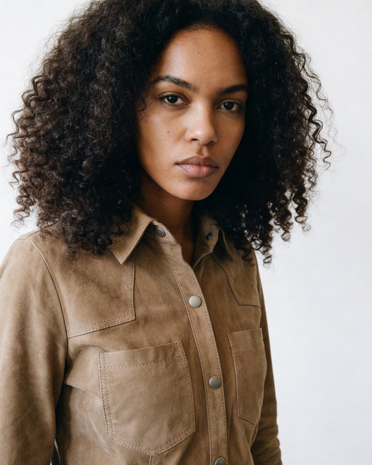 Camisa Alma Gamuza Taupe