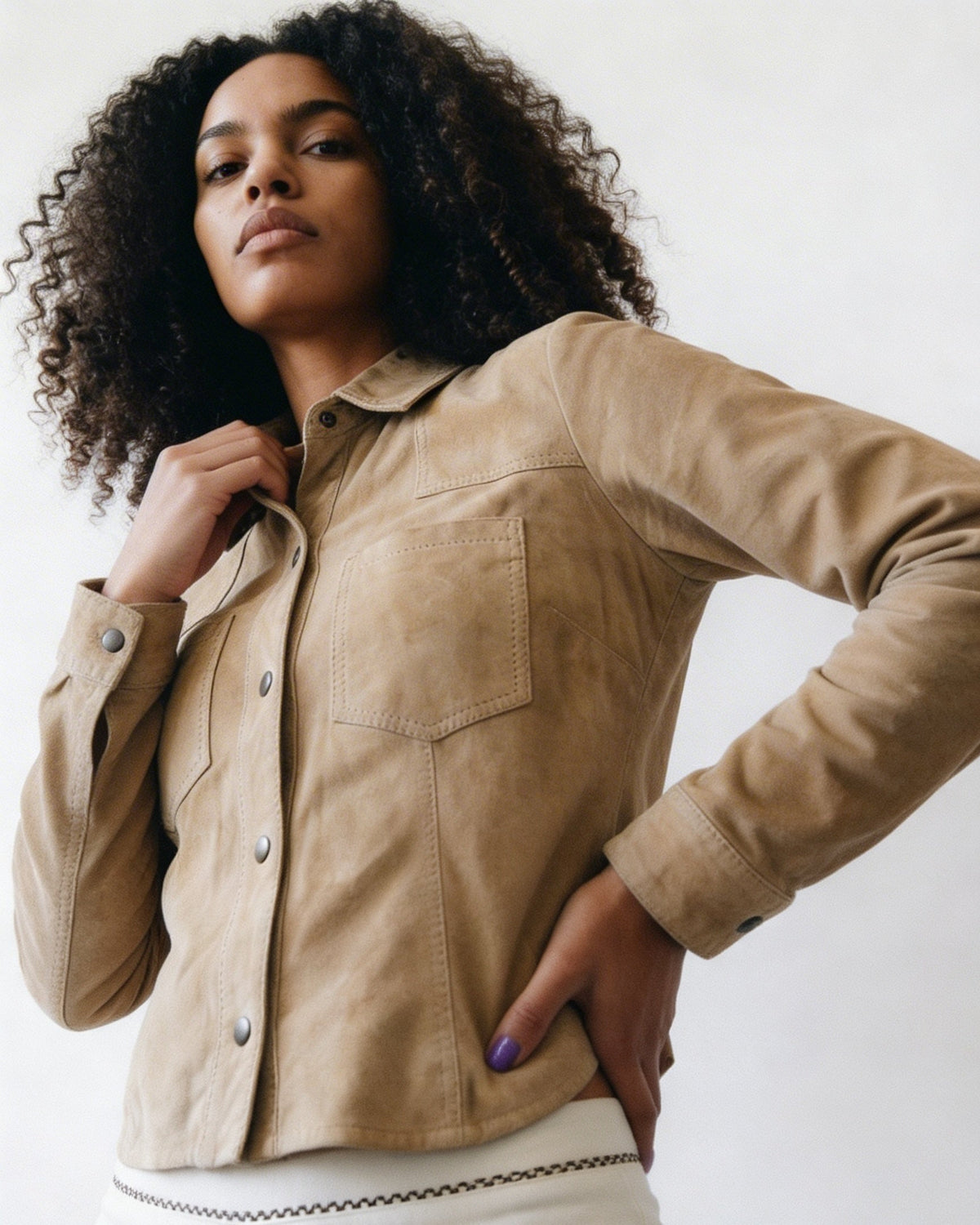 Camisa Alma Gamuza Beige