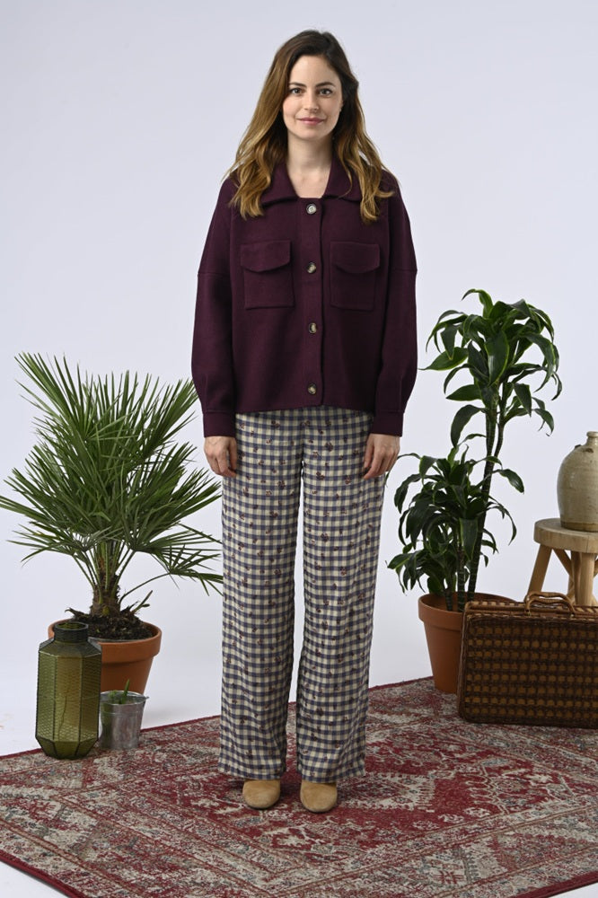 Chaqueta Camelia Morado