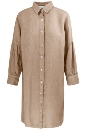 Vestido Eubea Beige Beach Sand