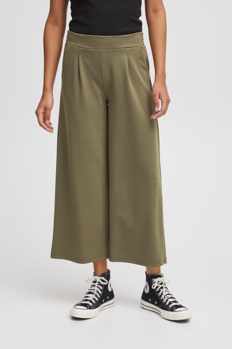 Pantalon Kate Ancho Verde Militar