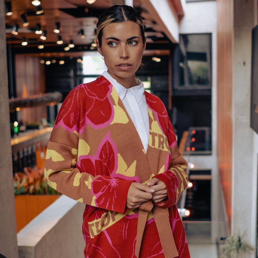 Kimono Tropical Rojo