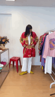 Kimono Tropical Rojo