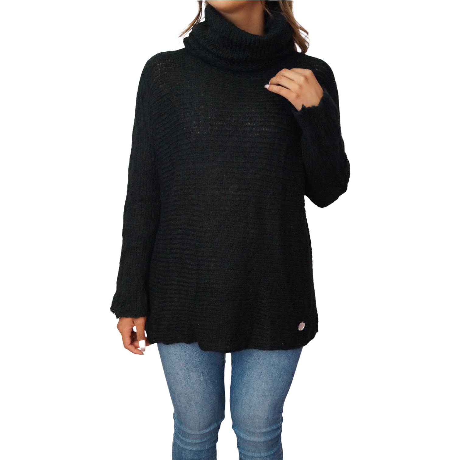 Sweater Maxi Negro