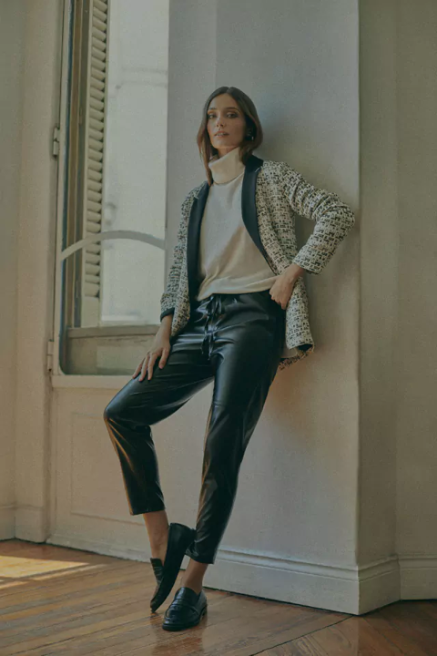 Blazer Rigel Blanco Negro