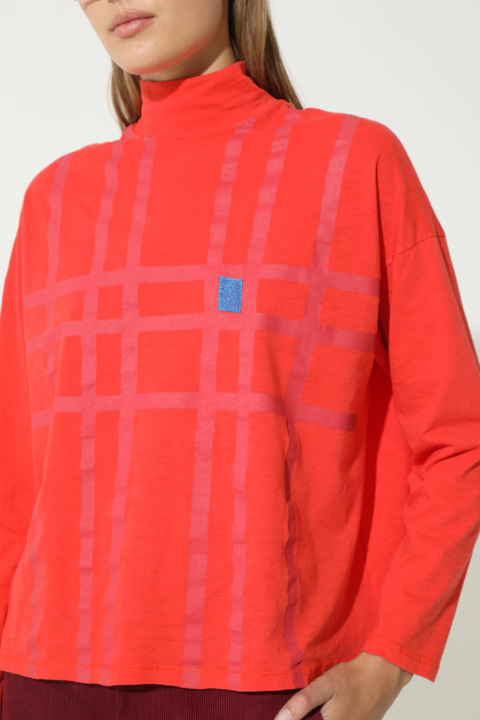 Polera Escocesa Rojo